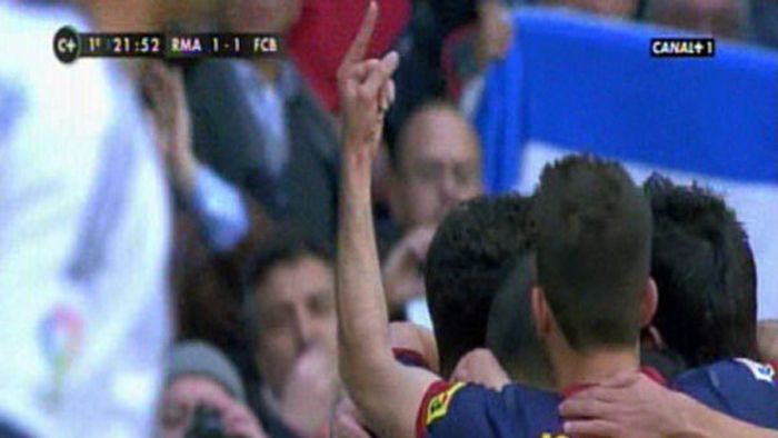 Fanii Realului s-au simțit jigniți de gestul făcut de Jordi Alba.** Fundașul BarÃ§ei explică ce a vrut să transmită
