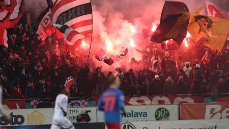 Ce n-ai văzut la TV în FCSB - Dinamo 2-1. Nemții au venit la derby-ul României și au recunoscut: „Am rămas impresionați”. De ce au făcut vizita fulger. EXCLUSIV