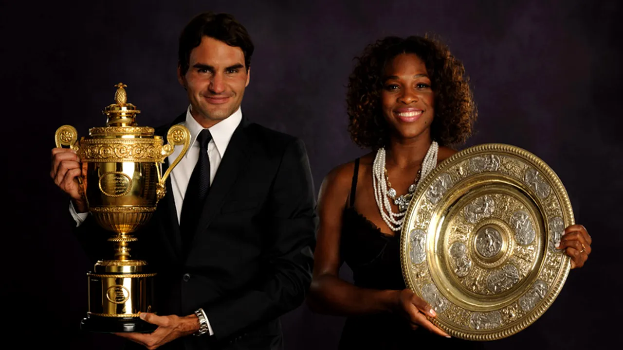 Federer și Serena Williams au fost aleși tenismenii anului