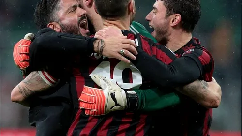 AC Milan, din nou în Europa. 