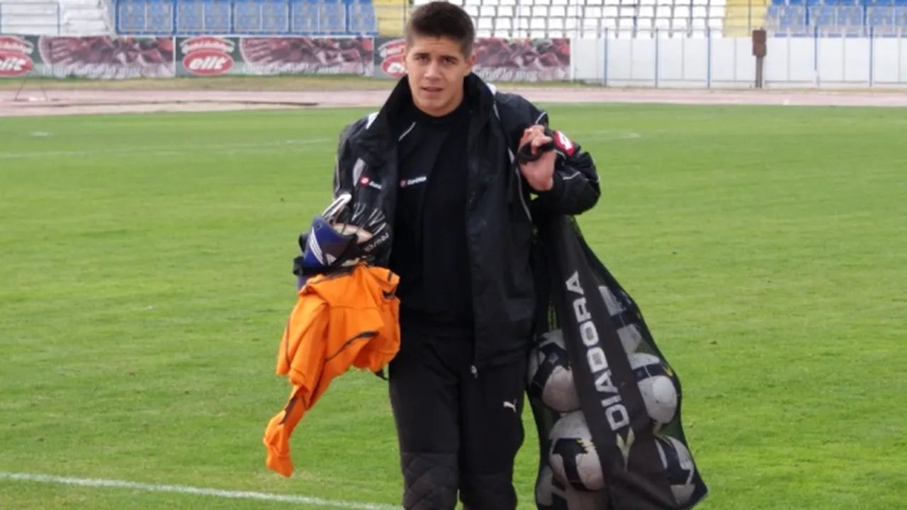 Un portar român de 15 ani a semnat cu Valladolid:** 