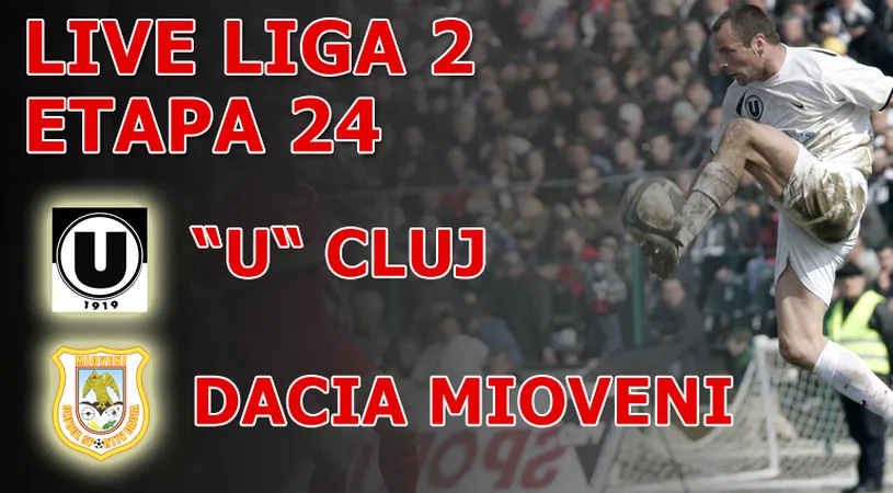 Universitatea Cluj - Dacia Mioveni** 2-1