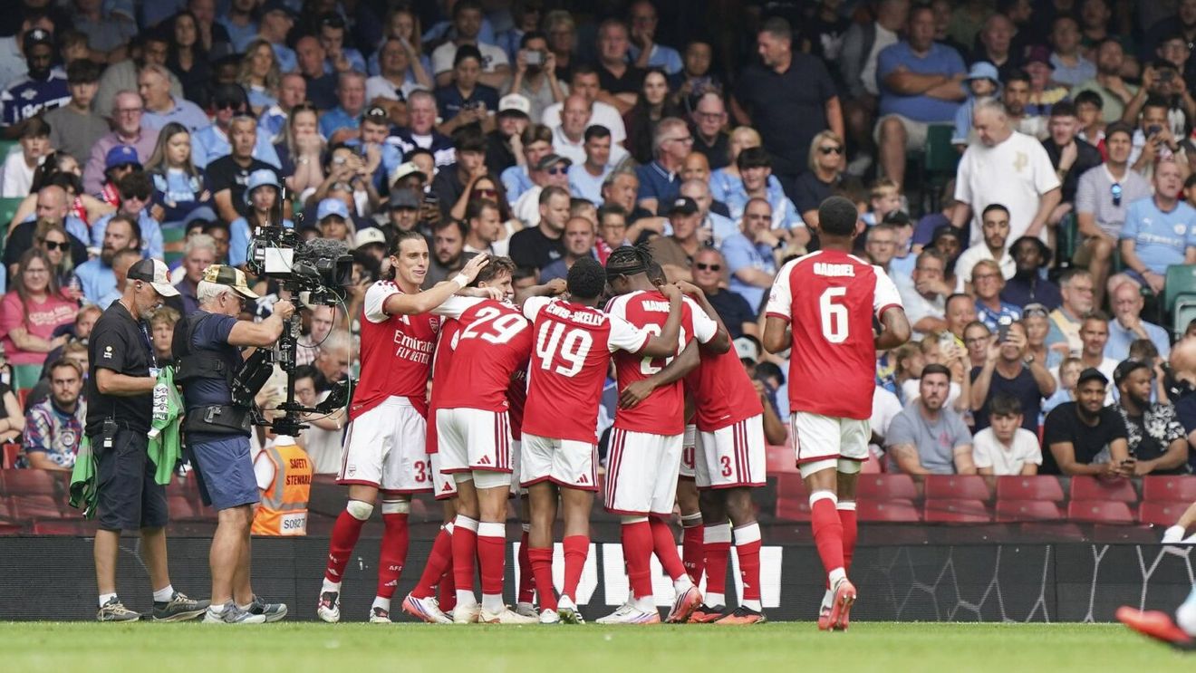 Manchester City, umilită de Arsenal în Supercupa Angliei! Cât s-a terminat meciul