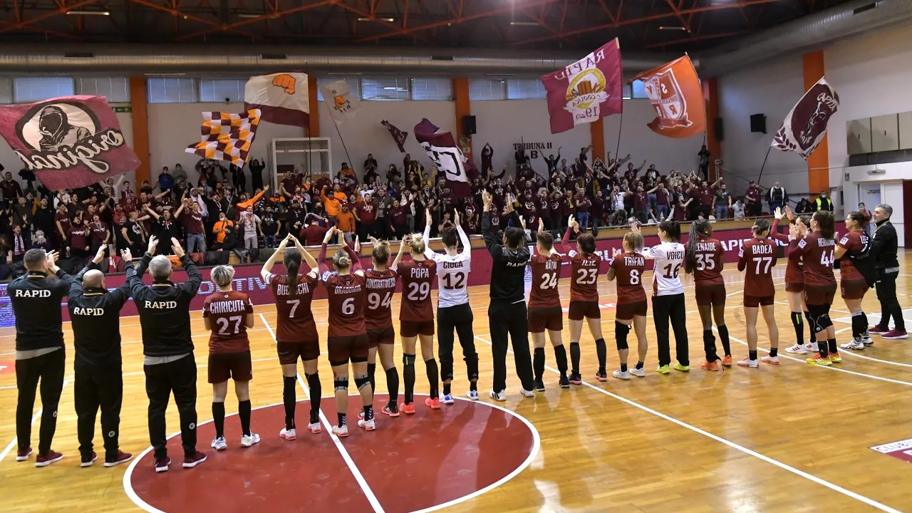 Rapid, la debutul în Liga Campionilor la handbal feminin! Ultrașii din Giulești promit spectacol în tribune: „Sala o să fie plină la fiecare meci!” | EXCLUSIV