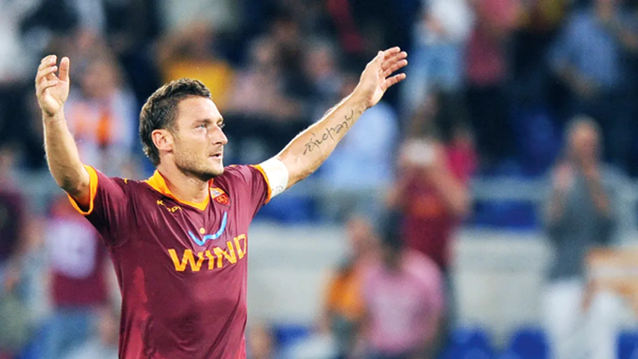 Totti, cu ochii pe record