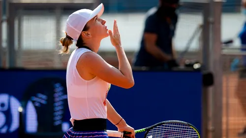 Simona Halep recunoaște că a fost avantajată în semifinala cu Begu: „A dominat în primul set, dar a fost mai obosită”
