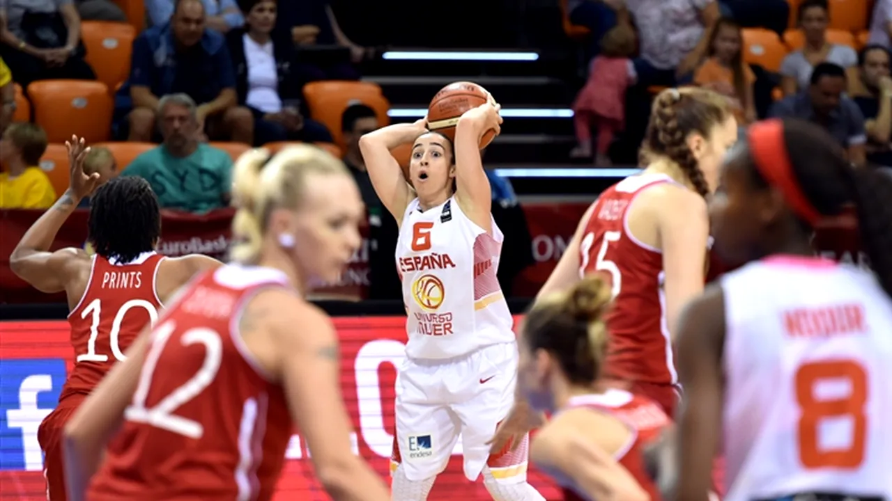 Campioana europeană la baschet feminin, Spania, eliminată în semifinalele CE din 2015