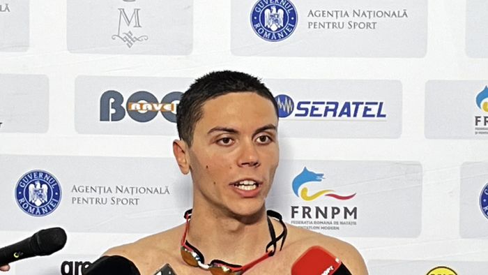 Ziua și medalia pentru David Popovici! Ce timp a scos la proba de 200 m liber, la Campionatele Naționale