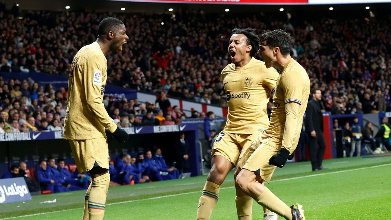 Barcelona, victorie la limită în meciul cu Atletico Madrid! Scandal pe finalul partidei și catalanii rămân pe primul loc în La Liga