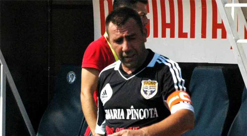 Pâncota a dat primul gol în acest sezon, dar încă nu ridică pretenții.** Antrenorul-jucător a înscris la aproape 42 de ani