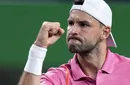 Grigor Dimitrov s-a împiedicat din cauza unui fan și apoi i-a cerut socoteală. Fostul iubit al Mădălinei Ghenea a fost la un pas de o altercație