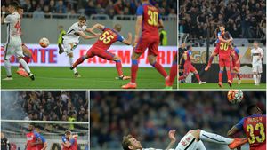 Șumudică likes this! Steaua - Dinamo 1-1, un rezultat favorabil Astrei. Reghe și Rednic au câștigat câte o repriză, însă punctul nu îi ajută