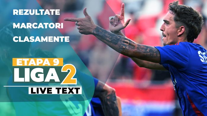 Etapa 9 Liga 2 | Corvinul și Steaua remizează la capătul unui meci spectaculos! Multe goluri în celelalte șapte partide ale zilei