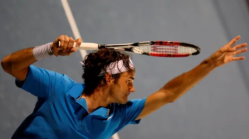 Roger Federer, absent motivat