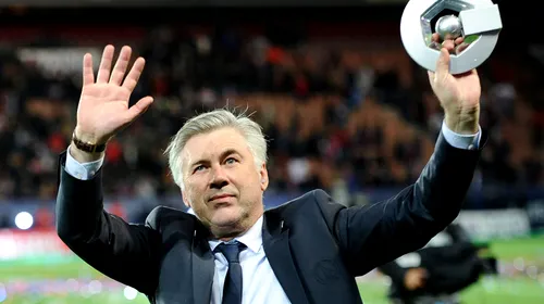 Ancelotti și-a alcătuit staff-ul pentru Real Madrid, dar stă la mâna lui PSG