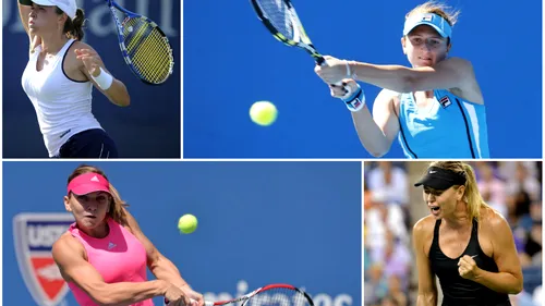 Dulgheru a făcut un meci mare cu Șarapova, dar a cedat fizic după primul set: 6-4, 3-6, 2-6. Halep a acces fără probleme în turul trei la US Open: 6-2, 6-1 cu Cepelova. Begu a pierdut cu Vinci