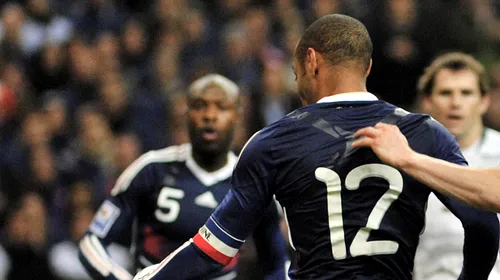 FIFA va iniția o anchetă împotriva lui Thierry Henry