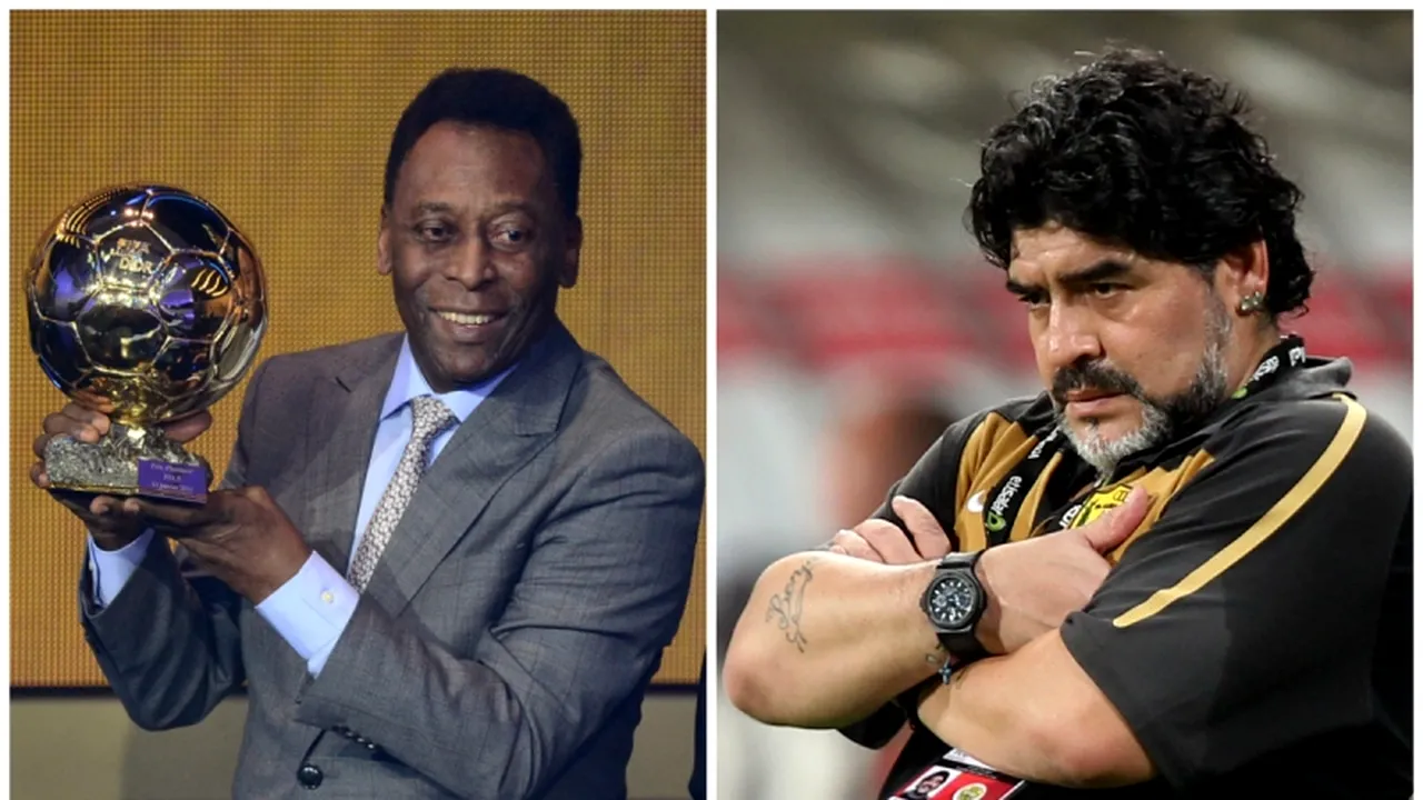 Pele și marea rivalitate cu Diego Maradona! Mesajul emoționant al brazilianului la dispariția argentinianului: „Ești incomparabil! Te iubesc!” | SPECIAL