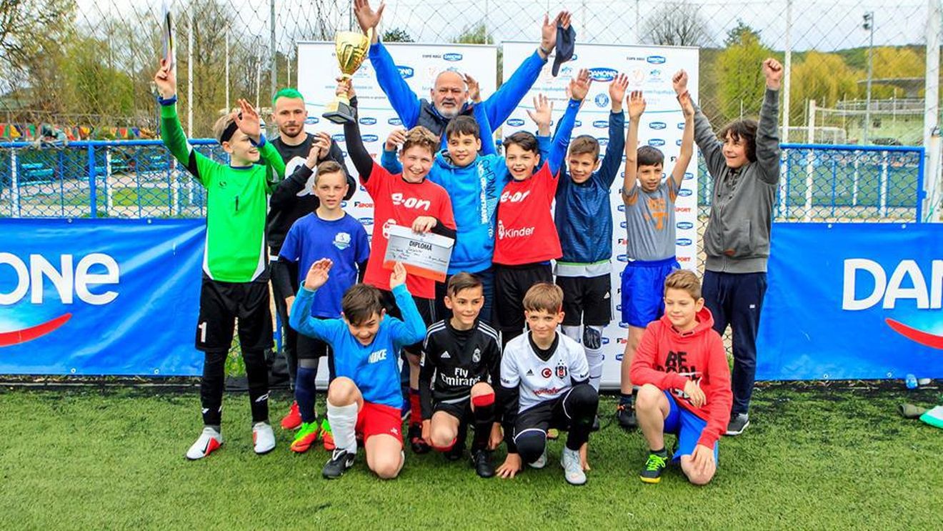 Școala "Europa" a câștigat Cupa Hagi Danone de la Târgu Mureș 