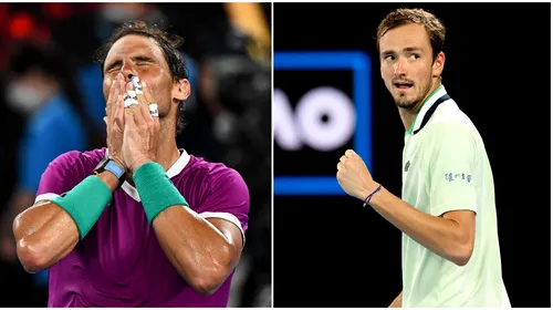 Cinci lucruri de știut înaintea finalei Rafael Nadal – Daniil Medvedev de la Australian Open! „Matadorul” îi poate depăși pe Novak Djokovic și Roger Federer la numărul de Grand Slam-uri câștigate