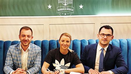 Aneta Udriștioiu a fost prezentată oficial la Dunărea Brăila! Extrema dreaptă se întoarce la echipă cu un titlu câștigat la CSM București