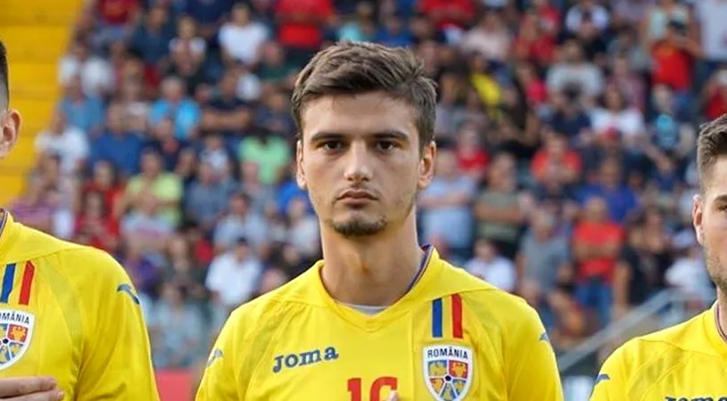 Dragoș Nedelcu a atins o nouă stea la Euro 2019. Mijlocașul a debutat în naționala de tineret în urmă cu cinci ani, iar acum se află într-un 