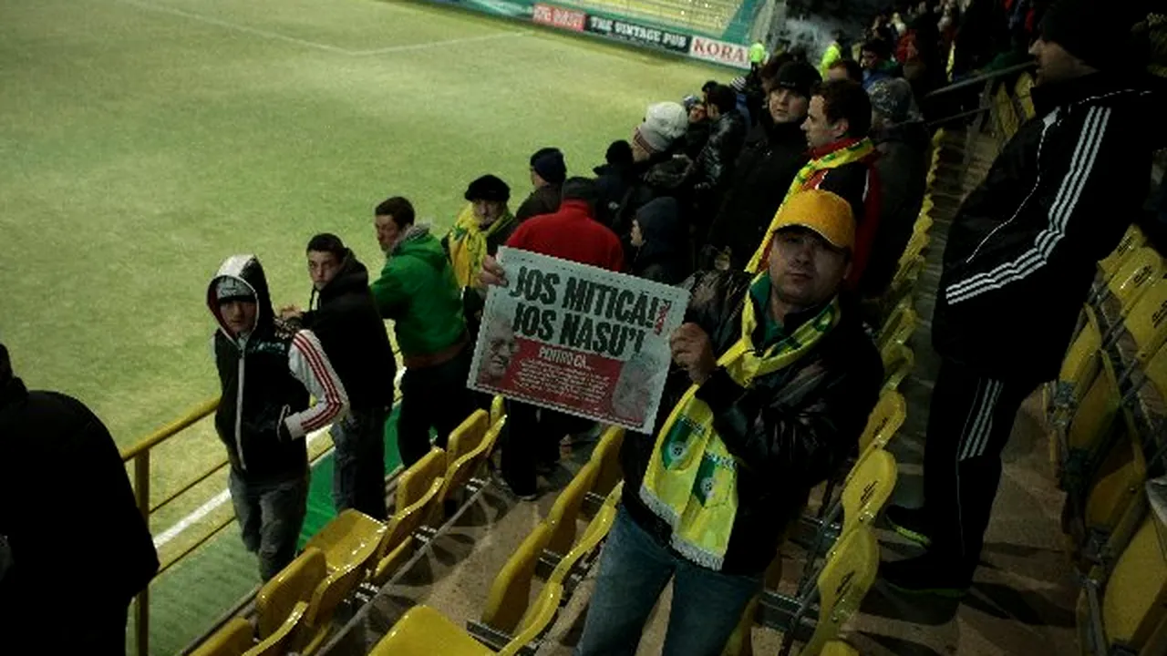 Fanii din Liga 1 susțin inițiativa ProSport!** Pagina-manifest și-a făcut apariția și la meciul Concordia - Oțelul
