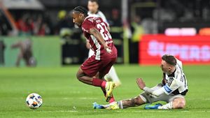 CFR Cluj - U Cluj 1-0, în etapa 6 din play-off-ul Superligii. Echipa lui Cristiano Bergodi riscă să fie dată jos din fotoliul de lider de Universitatea Craiova