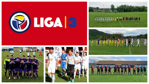 Cele 19 echipe retrogradate din Liga 3. Ultimele cinci au fost decise în ultima rundă din play-out. ”Satelitul” cluburilor FCSB și CFR Cluj au picat în Liga 4