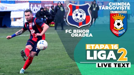 FC Bihor izbutește primul succes cu Ghiț antrenor, dintr-un penalty, contra Chindiei. Orădenii își rup seria negativă, târgoviștenii - pe cea pozitivă