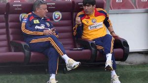 L'Equipe:** "România e eliminată! E greu de crezut că Pițurcă își va păstra scaunul!"