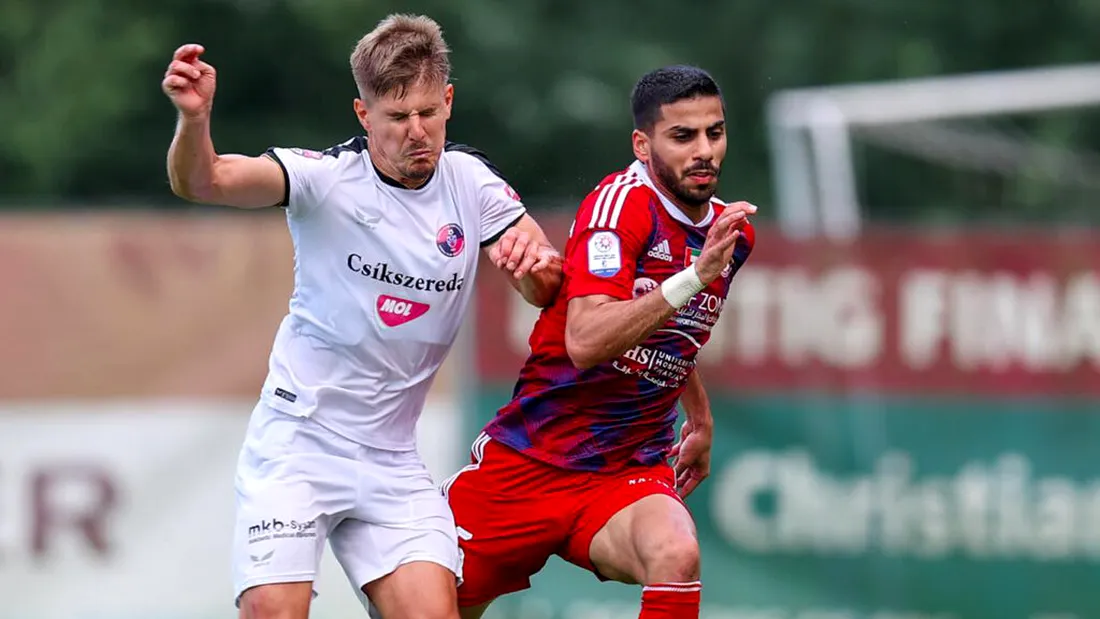FK Miercurea Ciuc a pierdut amicalul cu echipa lui Cosmin Olăroiu, absent de la joc. Sharjah a decis partida test din Austria în prima repriză