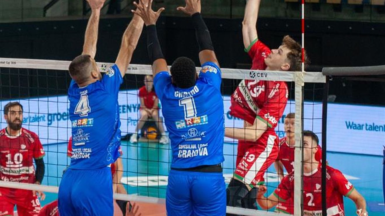 SCM Universitatea Craiova pierde prima manşă din CEV Cup cu belgienii de la Greenyard Maaseik. Victorii în Challenge Cup pentru Arcada Galaţi şi Steaua
