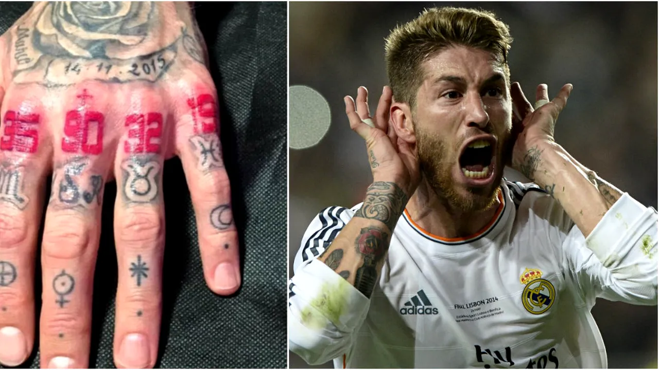 Ghicitoare pentru fanii adevărați! Sergio Ramos și-a afișat cel mai nou tatuaj: 
