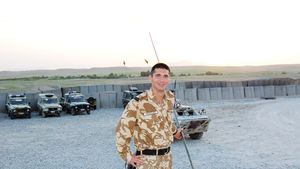 Cu fanionul în Afganistan