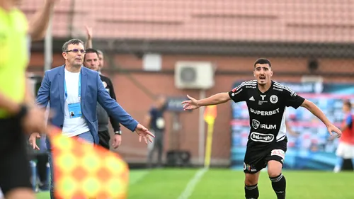 U Cluj - FC Hermannstadt 1-0, în etapa 13 din Superliga. Al doilea eșec consecutiv pentru sibienii lui Măldărășanu