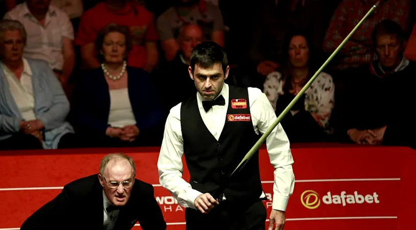 Ronnie, drum liber către o nouă finală. O'Sullivan și Selby conduc în semifinalele Mondialului de snooker după prima sesiune