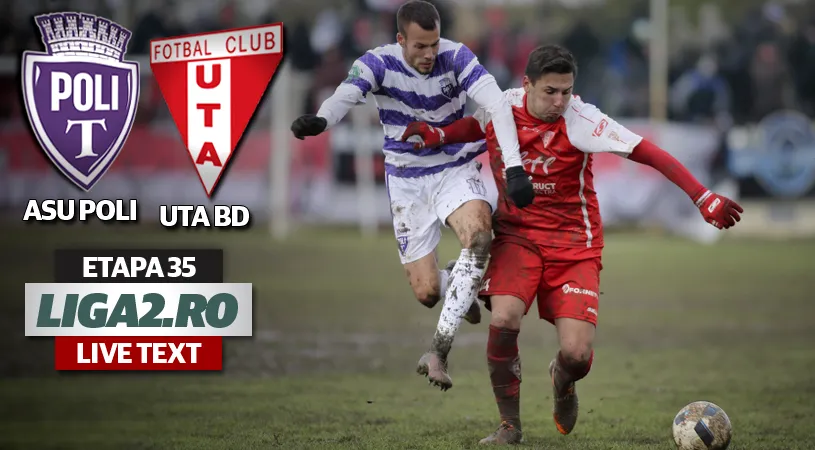 Trei puncte de aur din derby-ul Vestului pentru UTA!** Arădenii câștigă lejer pe 