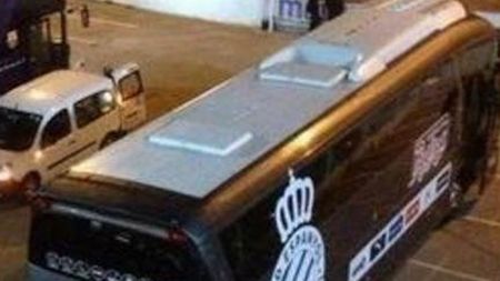 FOTO | Autocarul lui Espanyol, vedeta Supercupei Cataluniei. Cum a fost rezolvată o problemă umilitoare pentru fani