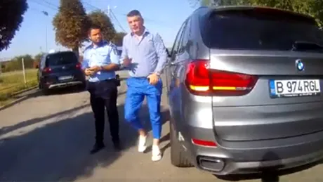 VIDEO | Președintele Sportului Snagov, implicat într-un scandal făcut public de Marian Godină.** S-a ales cu proces verbal după ce a fost agresiv și amenințător cu polițiștii