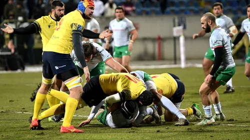Naționala României de rugby, surclasată de reprezentativa Georgiei! Cât s-a terminat meciul