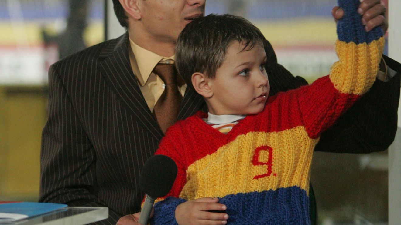 Ganea jr., golgeter la copii