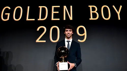 Joao Felix, desemnat Golden Boy 2019. Cine sunt ceilalți premianți ai galei | GALERIE FOTO
