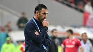 Elias Charalambous, discurs efervescent despre fotbaliştii săi, după FCSB - Olympiacos 0-0. Cum a răspuns la întrebarea frontală despre eliminarea lui Bîrligea