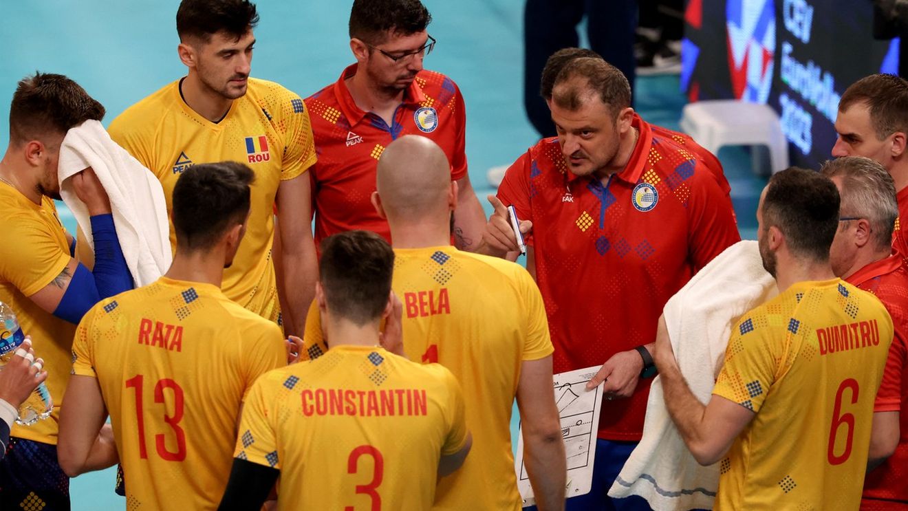 România - Franța 0-3, în sferturile de finală ale Campionatului European de volei masculin. Înfrângere drastică pentru „tricolori”!