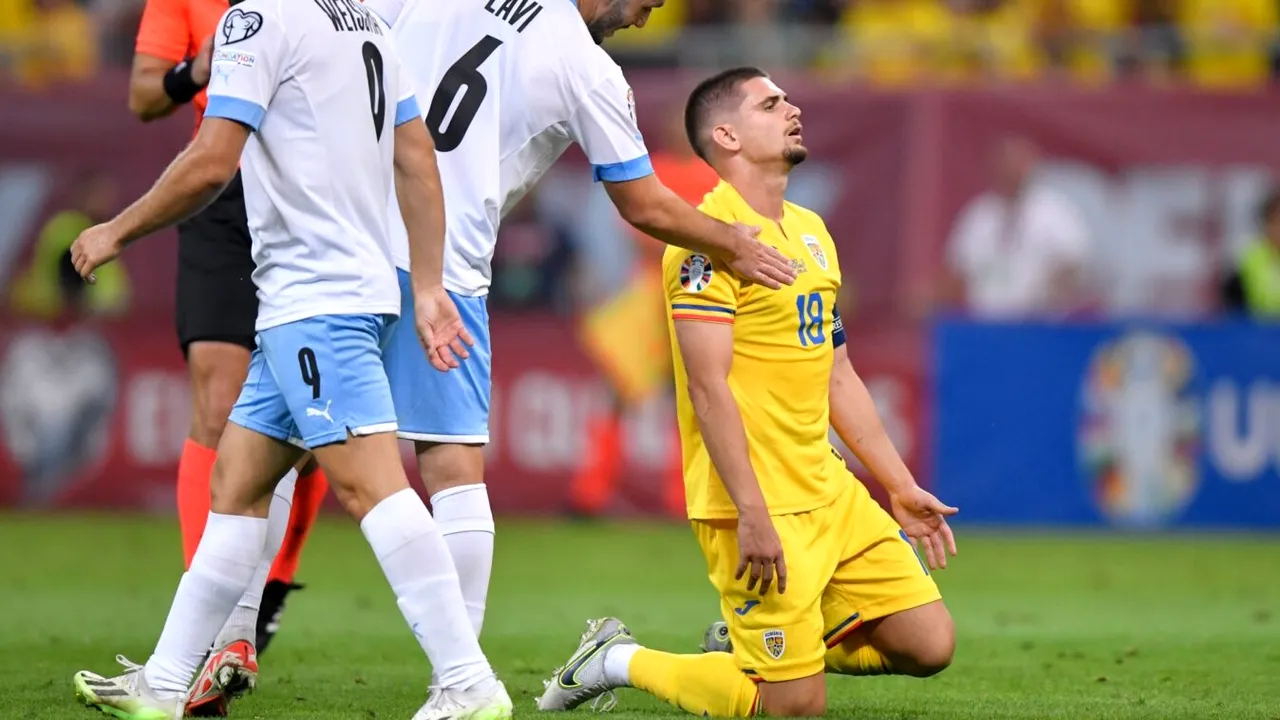 Remiză în genunchi! Mulțumiți-i lui Iisus! „Tricolorii” au scăpat ca prin urechile acului de o înfrângere grea | Cronică de Justin Gafiuc la România - Israel 1-1
