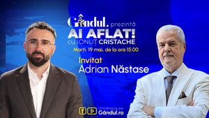 „Ai Aflat! cu Ionuț Cristache” începe marți, 19 mai, de la ora 15.00, live pe Gândul. Invitat: Adrian Năstase