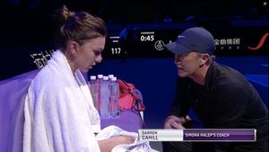 Aici s-a rupt totul pentru Simona Halep în primul set al meciului cu Bianca Andreescu. Cum a încercat Cahill să salveze situația: "Joacă așa!"