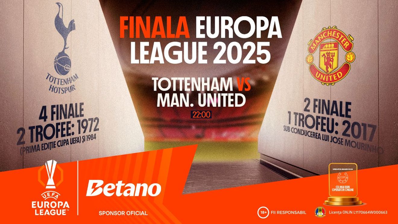 ADVERTORIAL. Finala Europa League se joacă pe Betano cu o Misiune specială