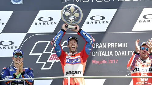Andrea Dovizioso câștigă la Mugello. Surpriza Danilo Petrucci a terminat în primii 3: „Mi-aș fi vândut casa pentru acest podium”